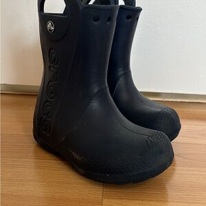 Crocs Kids Navy Blue Rain Boots